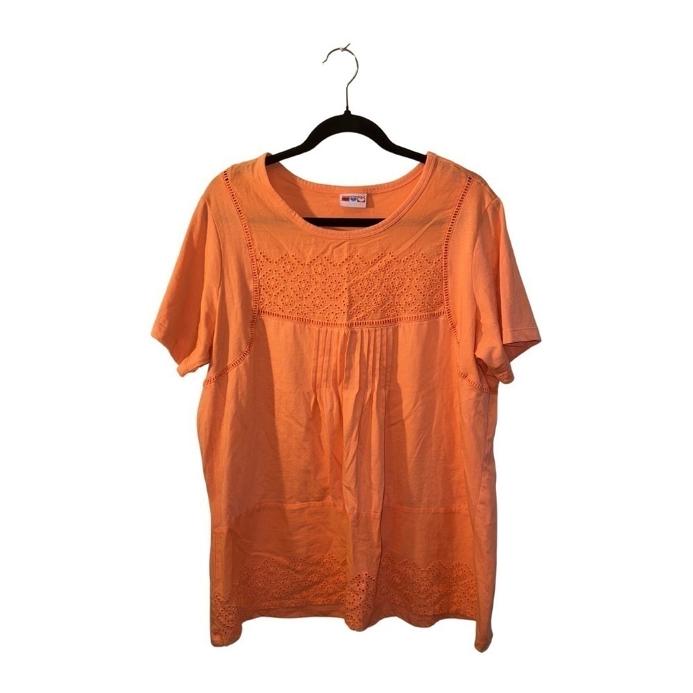 American Sweetheart Orange Tee XL | Soft & Vibrant Comfort